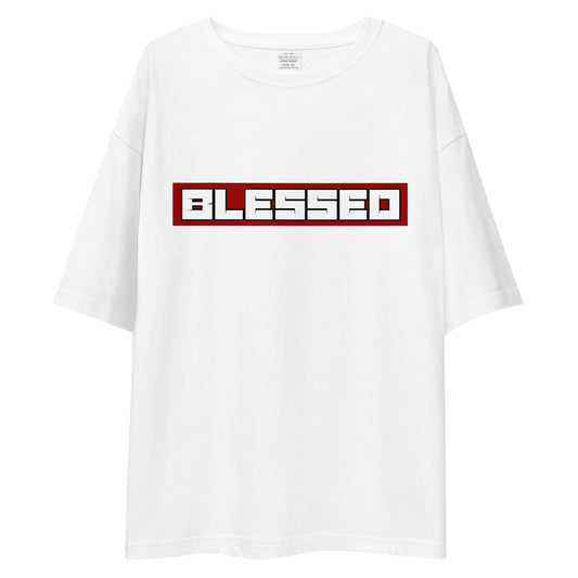 BLESSED WHITE OVERSIZED T-SHIRT