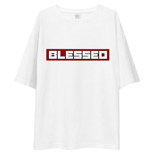 BLESSED ホワイト オーバーサイズ Tシャツ